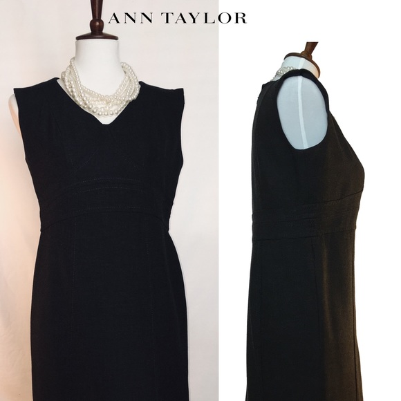 Ann Taylor charcoal shell dress & blazer, lined. - Picture 4 of 6